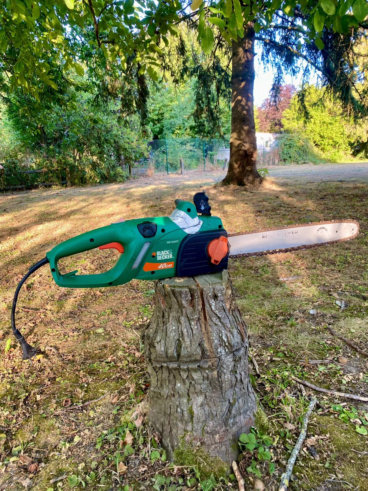 Tronçonneuse Black & Decker 40cm, Enlèvement, Utilisé, Électrique