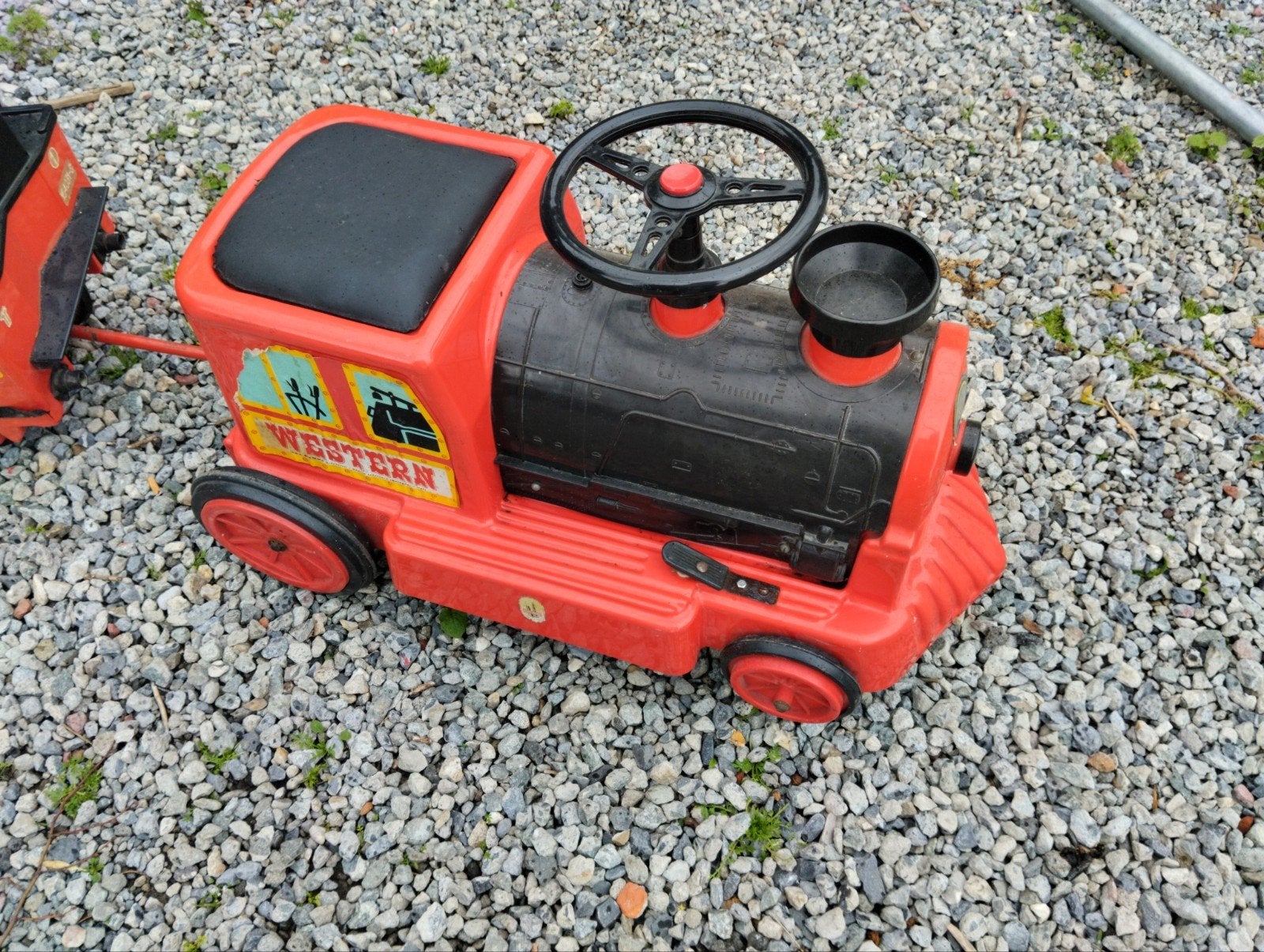 Train électrique porteur enfant vintage, Enlèvement