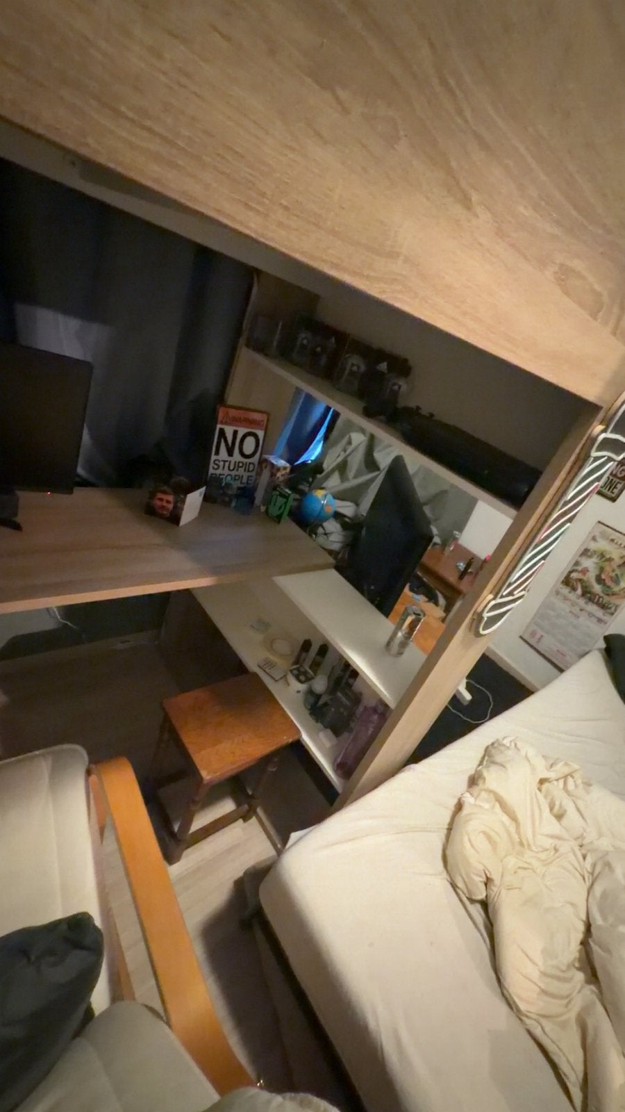 Hoogslaper met matras stoel prijs kan besproken worden, Maison & Meubles, Enlèvement, Comme neuf
