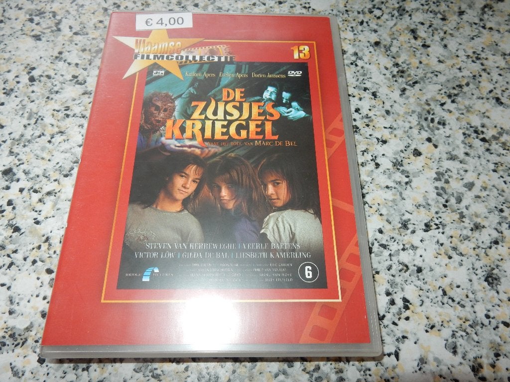 nr.2330 - Dvd: de zusjes kriegel - jeugdfilm, Cd's en Dvd's, Vanaf 6 jaar, Ophalen of Verzenden, Avontuur, Film