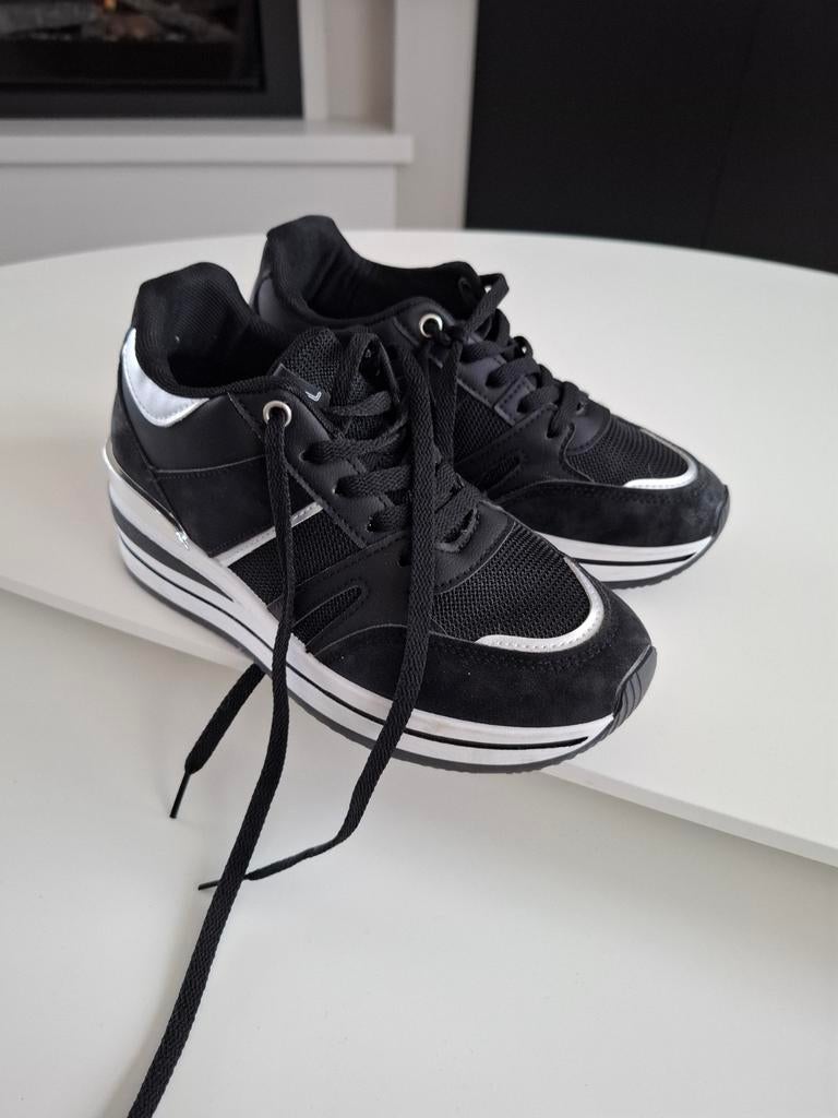 Sneakers dames zwart mt 38, Ophalen of Verzenden