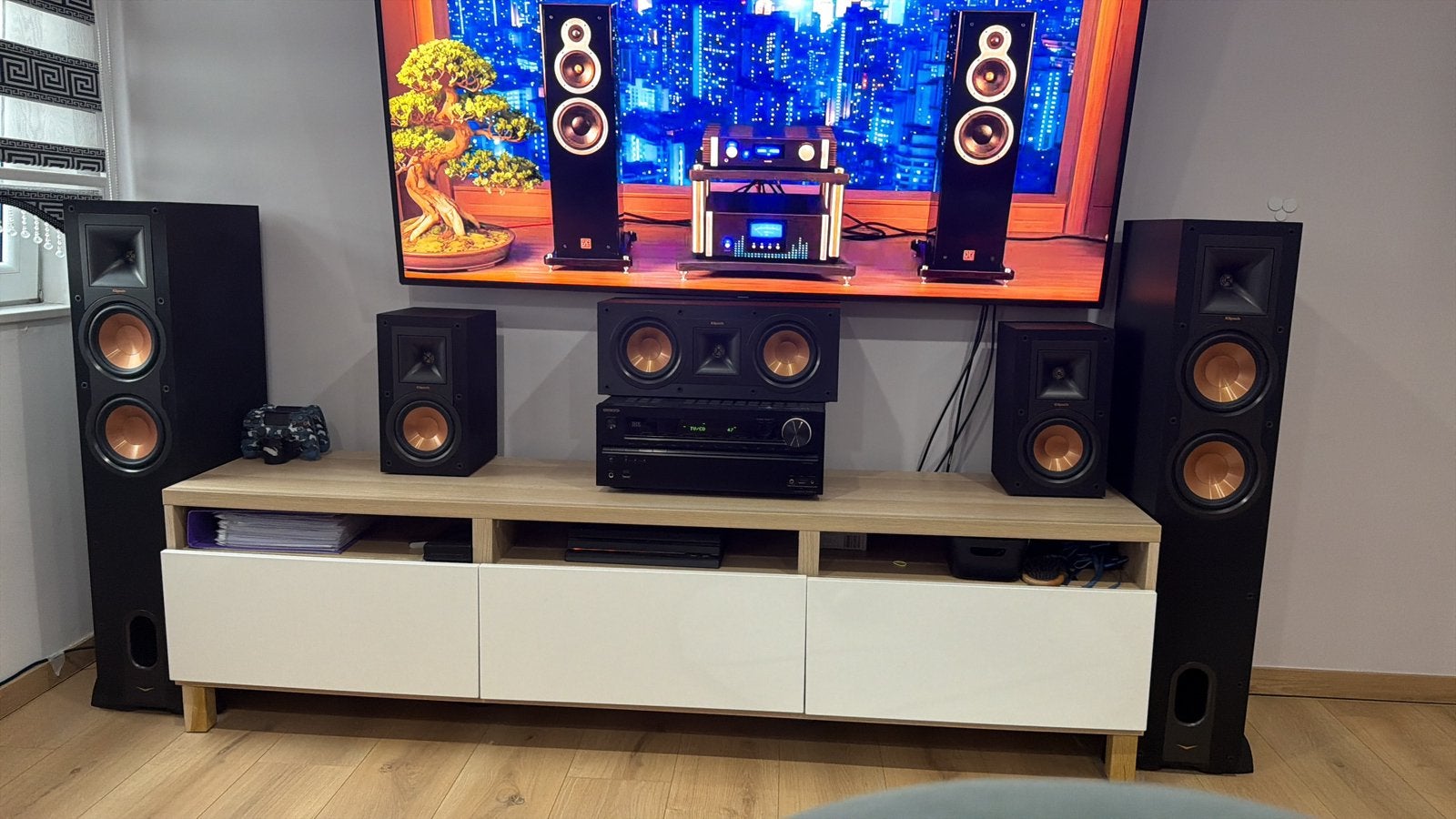 Home cinéma klipsch 5.1, TV, Hi-fi & Vidéo, Enlèvement, Comme neuf, Système 5.1