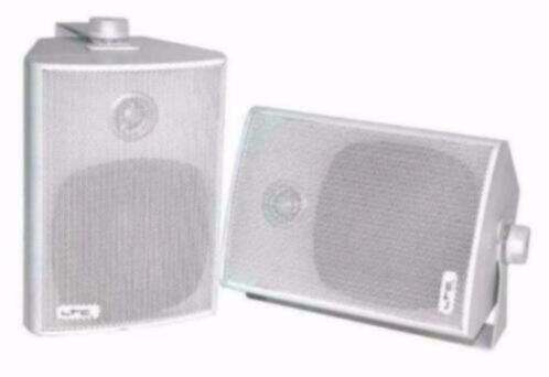 Surround Speakers 2 x 45 Watt met beugels Wit, Ophalen of Verzenden, Nieuw, Minder dan 60 watt, Overige merken