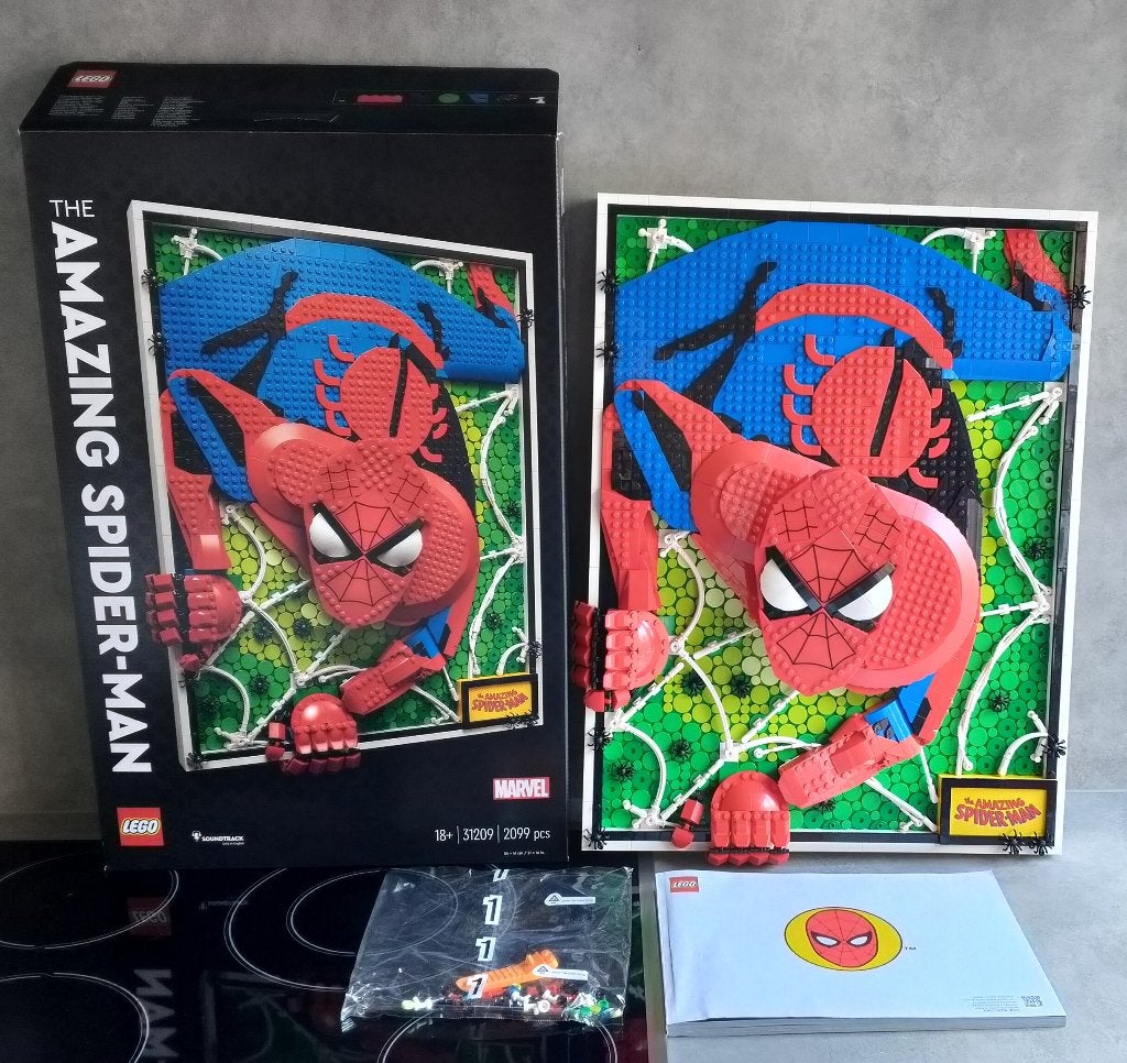 lego art 31209 de geweldige spiderman, Enlèvement ou Envoi, Lego, Ensemble complet, Comme neuf