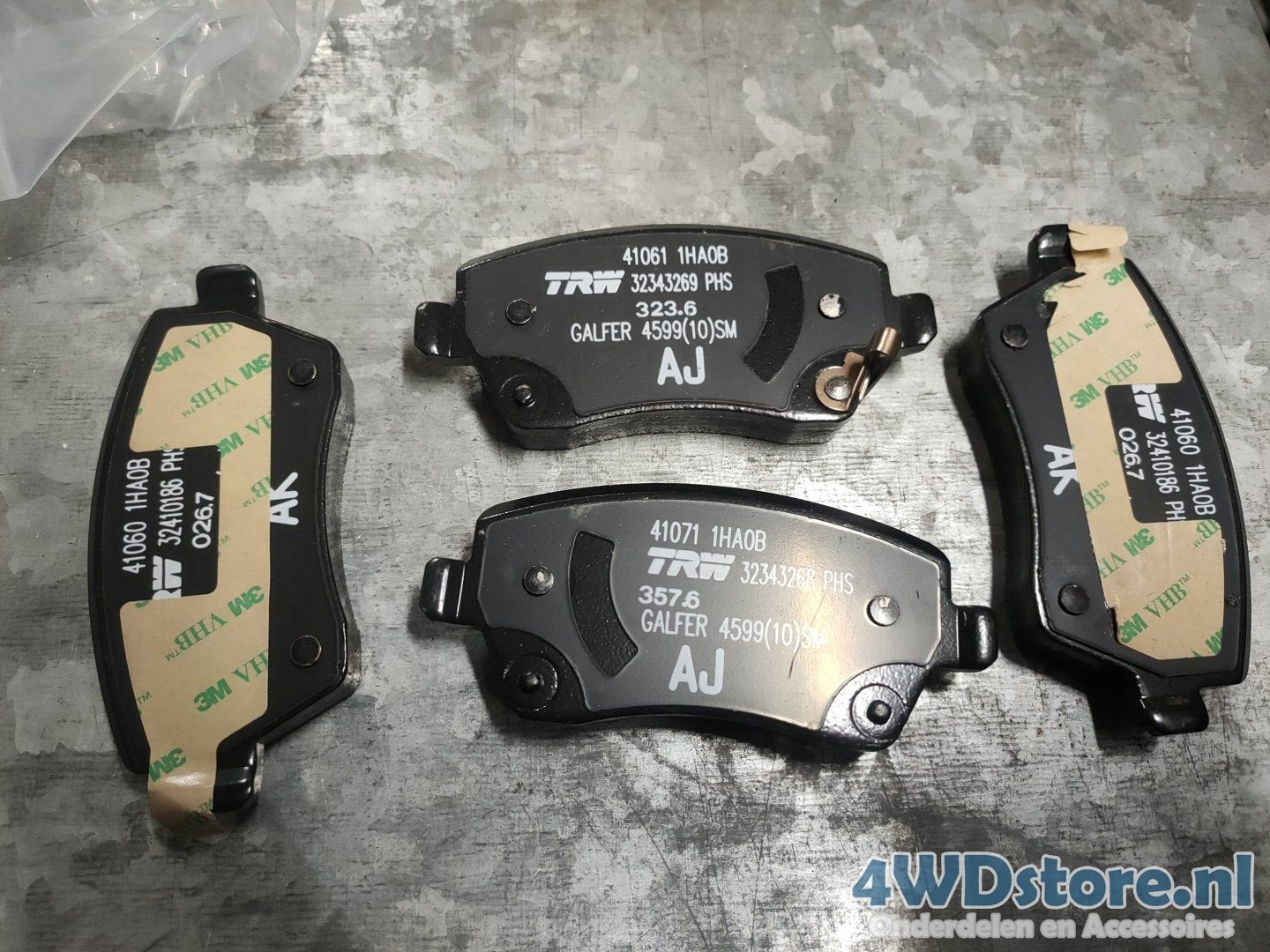 Nissan Note remblokset vooras D10601HA7B, Neuf, -, -, Nissan