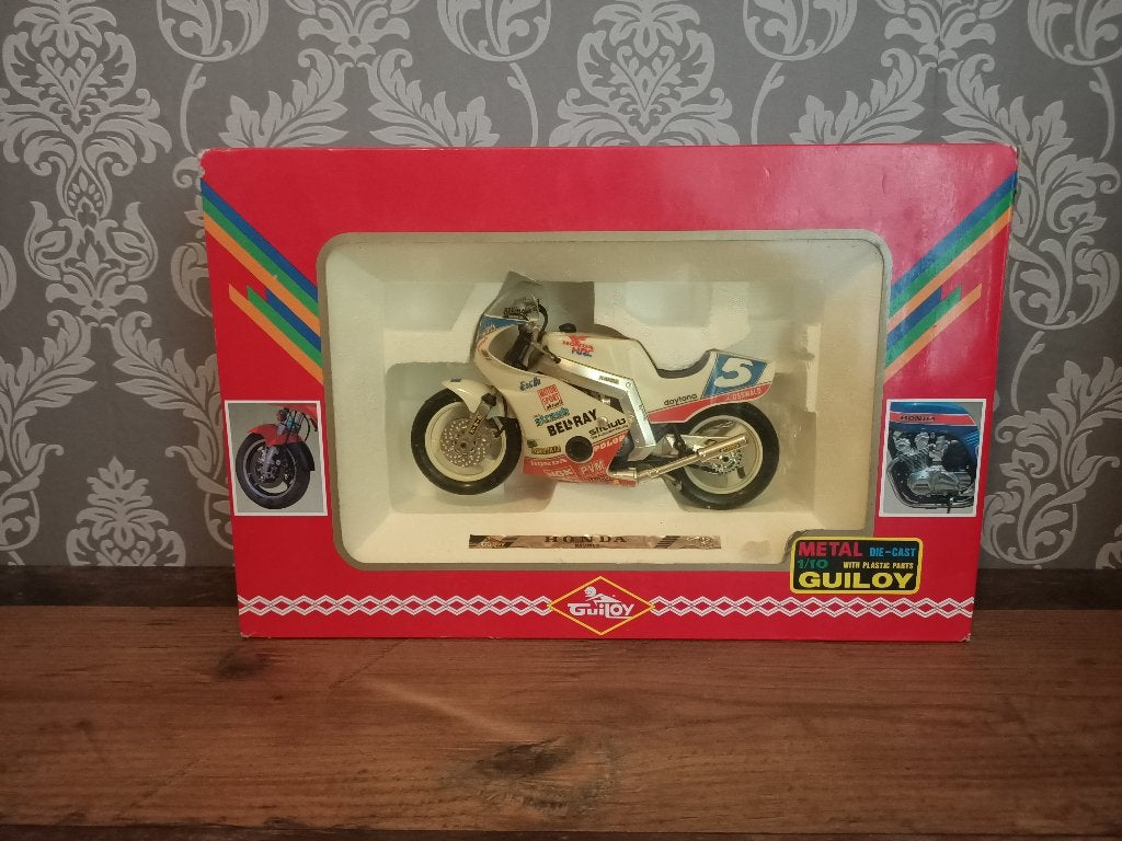 Motorfiets: HONDA HRC/ Daytona / Guiloy / Spain / 1:10, Hobby & Loisirs créatifs, Voitures miniatures | 1:5 à 1:12, Envoi