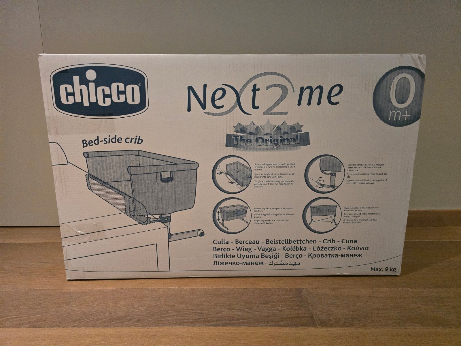 Chicco Essential Next2Me Co-sleeper zeer goede staat, Ophalen