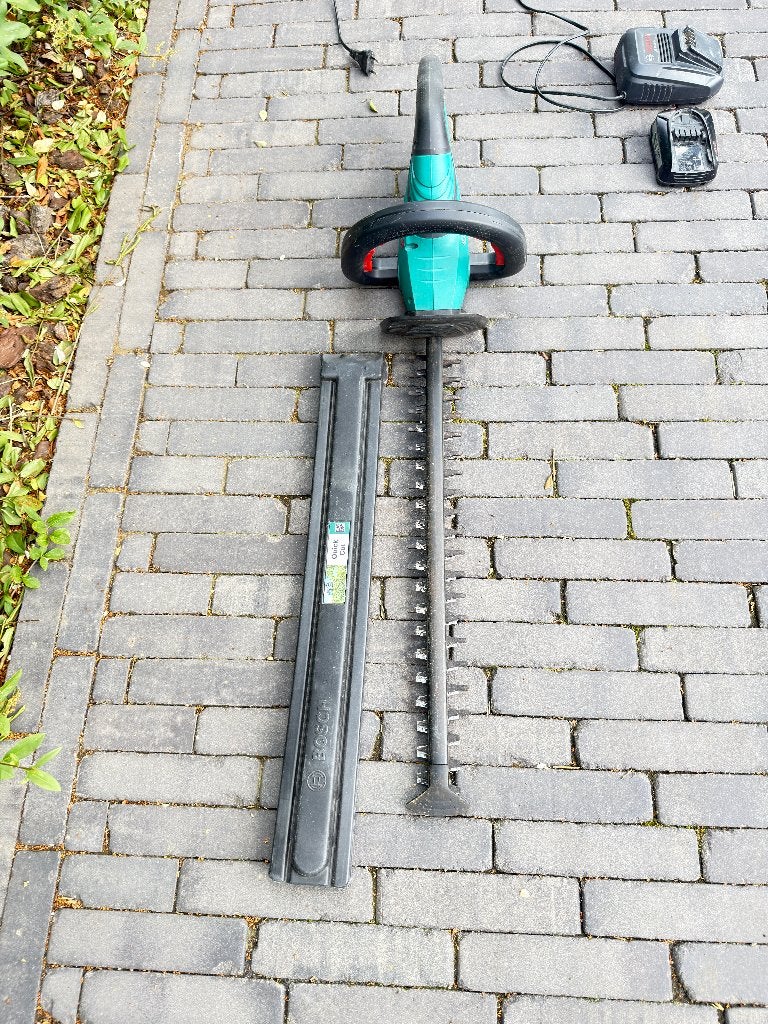 Heggenschaar Bosch  AHS 50-20 LI, Tuin en Terras, Ophalen, Zo goed als nieuw, Accu, BOSCH