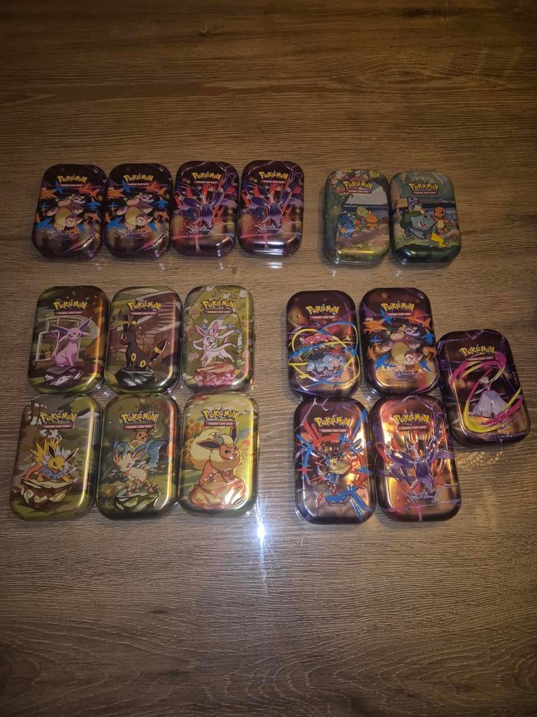 Pokemon Tins 17 stuks, Ophalen