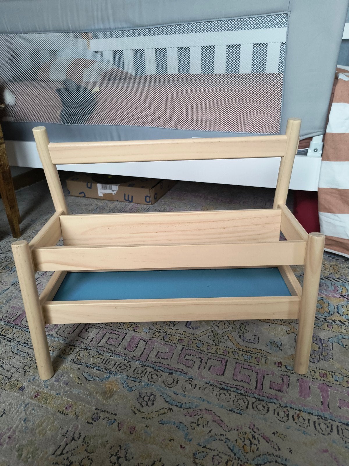Ikea flisat boekenrek, Ophalen