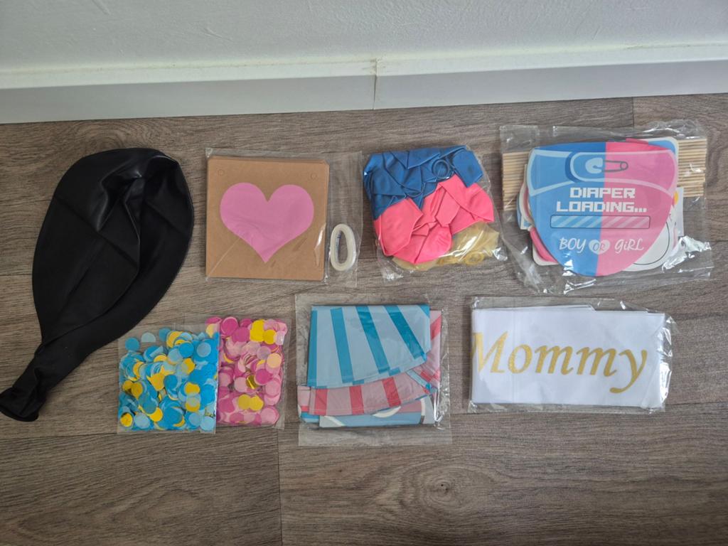 Gender reveal set, Ophalen of Verzenden, Nieuw