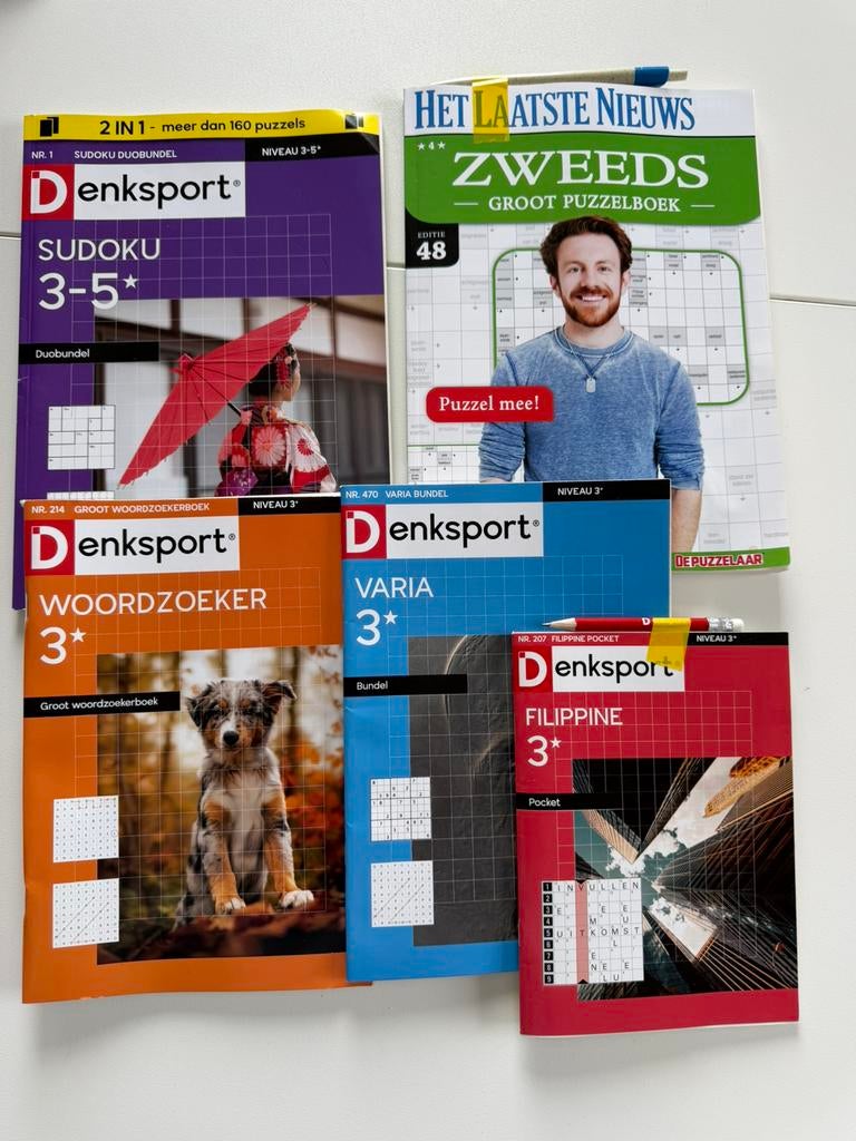 Pakket denksport, Ophalen, Nieuw, Puzzelboek