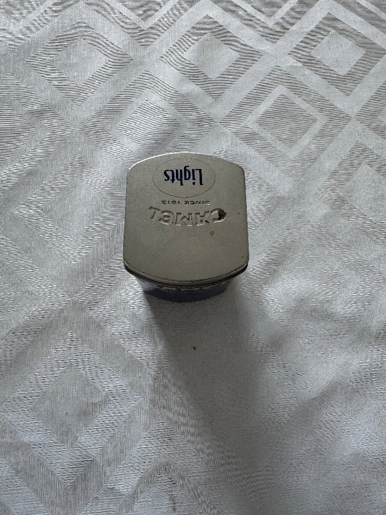 Vintage Camel Lights metalen opbergdoos / sigarettendoos, Verzamelen, Ophalen, Overige typen
