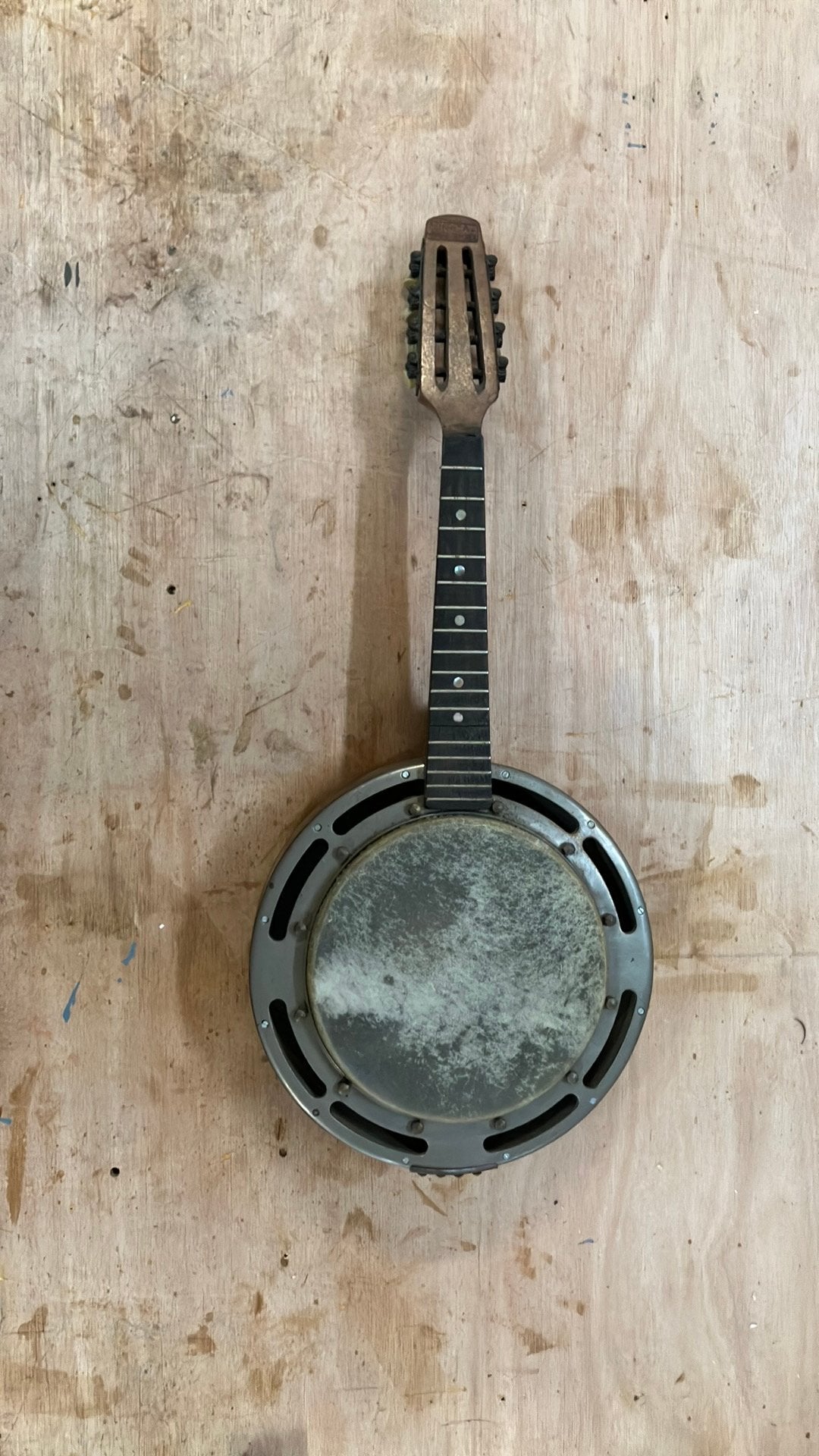 Banjo om te restaureren, Ophalen of Verzenden, Gitaarbanjo