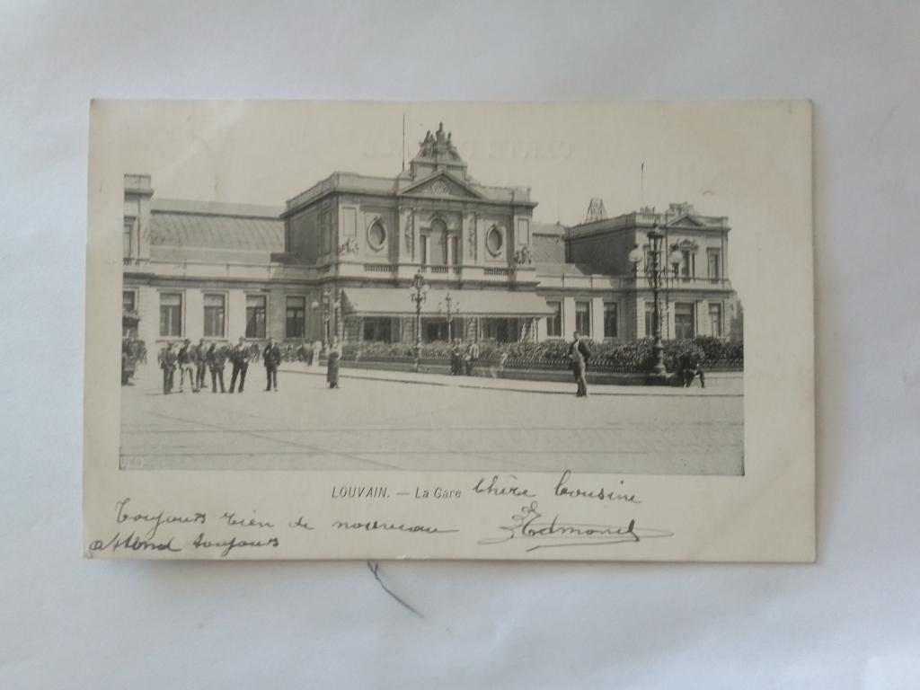 LEUVEN 1904 LOUVAIN LA GARE, Verzamelen, Verzenden, Voor 1920, Gelopen, Vlaams-Brabant
