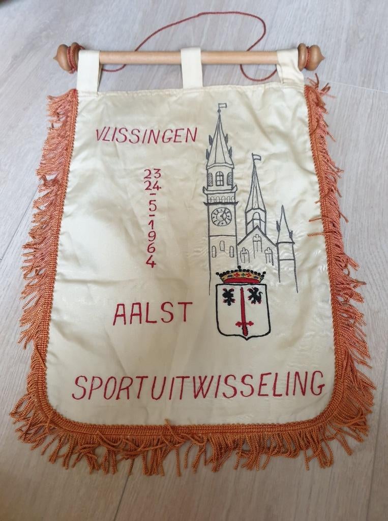 Stad Aalst vlag 1965, Diversen, Vlaggen en Wimpels, Ophalen of Verzenden