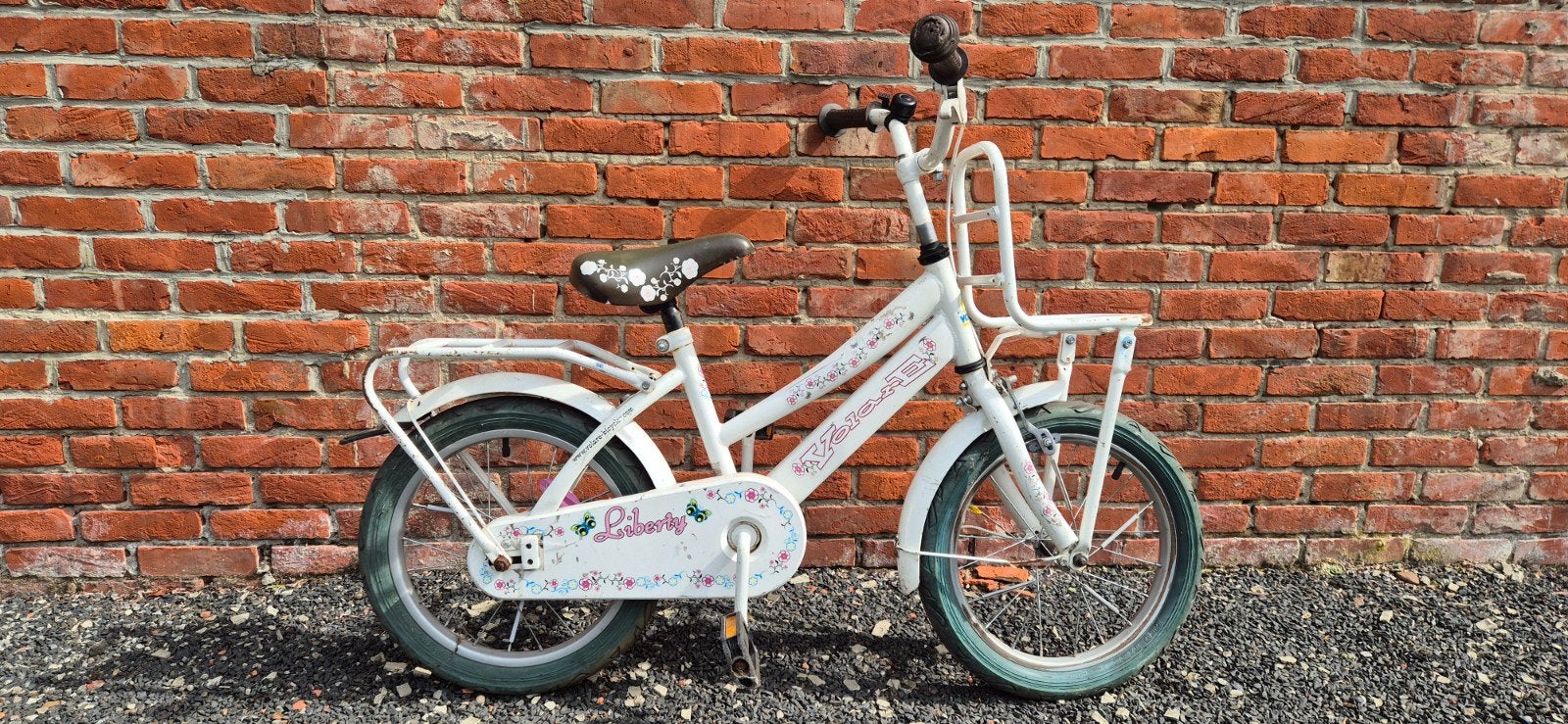 Kinderfiets, Ophalen, Gebruikt, Staal, Velgrem