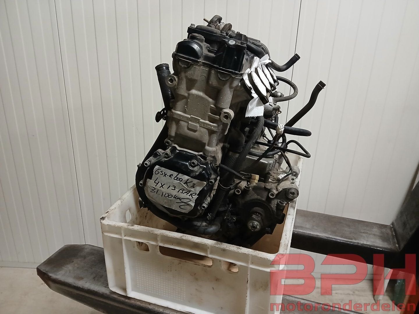 Motorblok Suzuki GSX-R 600 K1 K2 K3 2001 t/m 2003 engine 2 G, -, -, Enlèvement, Utilisé