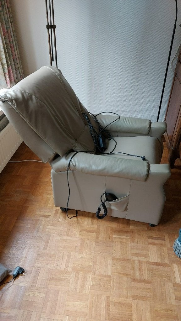 relaxzetel, Huis en Inrichting, Fauteuils, Ophalen, Gebruikt, Leer