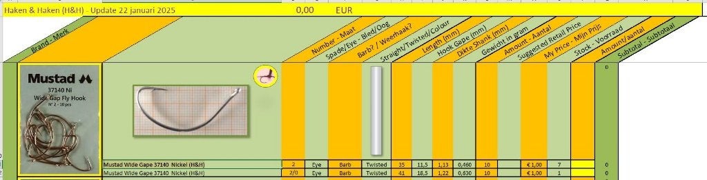 Diverse vliegvishaken van Mustad en VMC, Envoi, Neuf, Hameçon