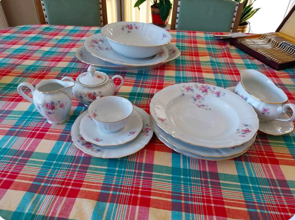 12-delig servies, Ophalen