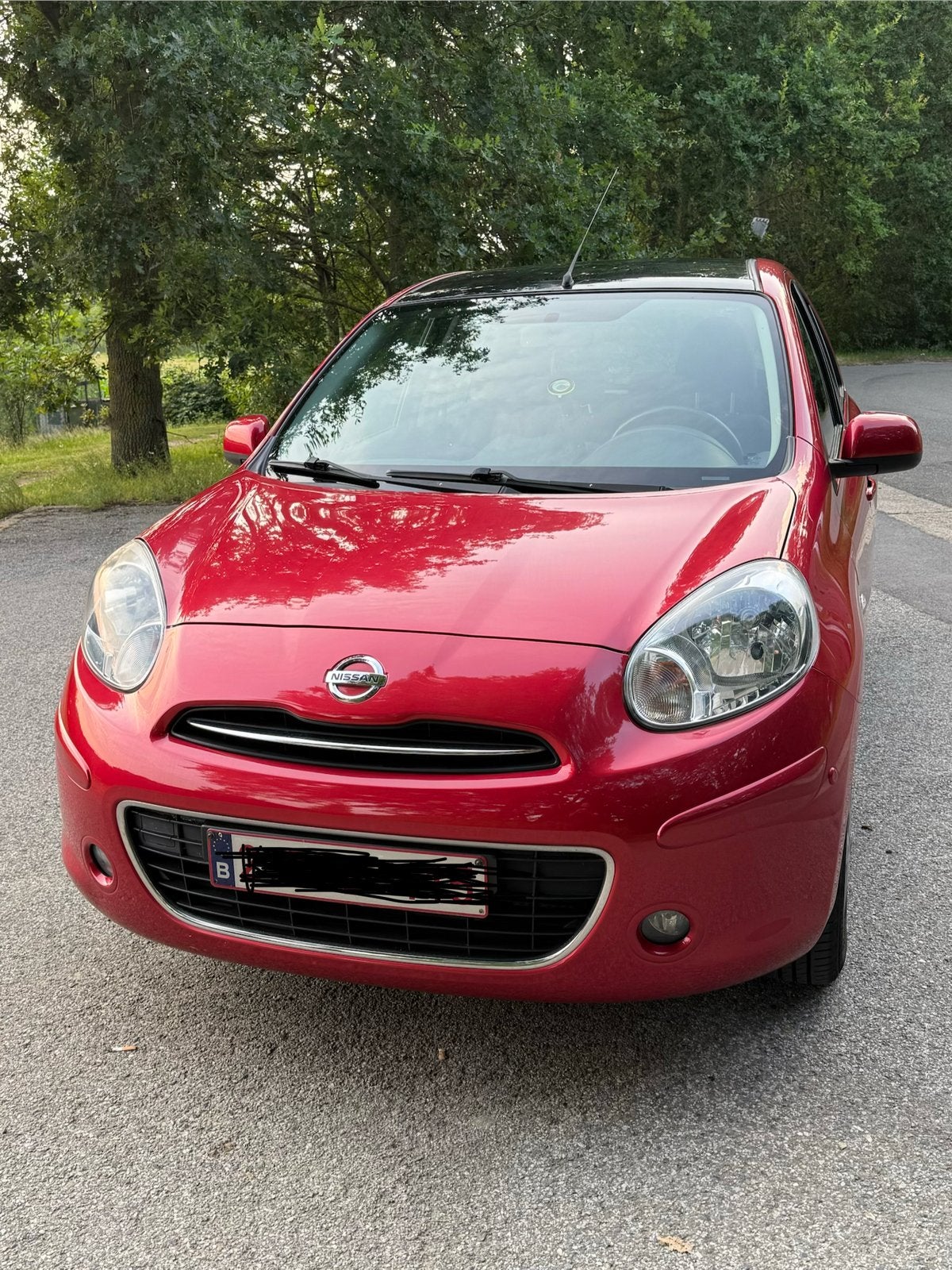 NISSAN MICRA 1,2 BENZINE , 41000km! 4800€, Autos, Nissan, Rouge, Euro 5, Achat, Boîte manuelle