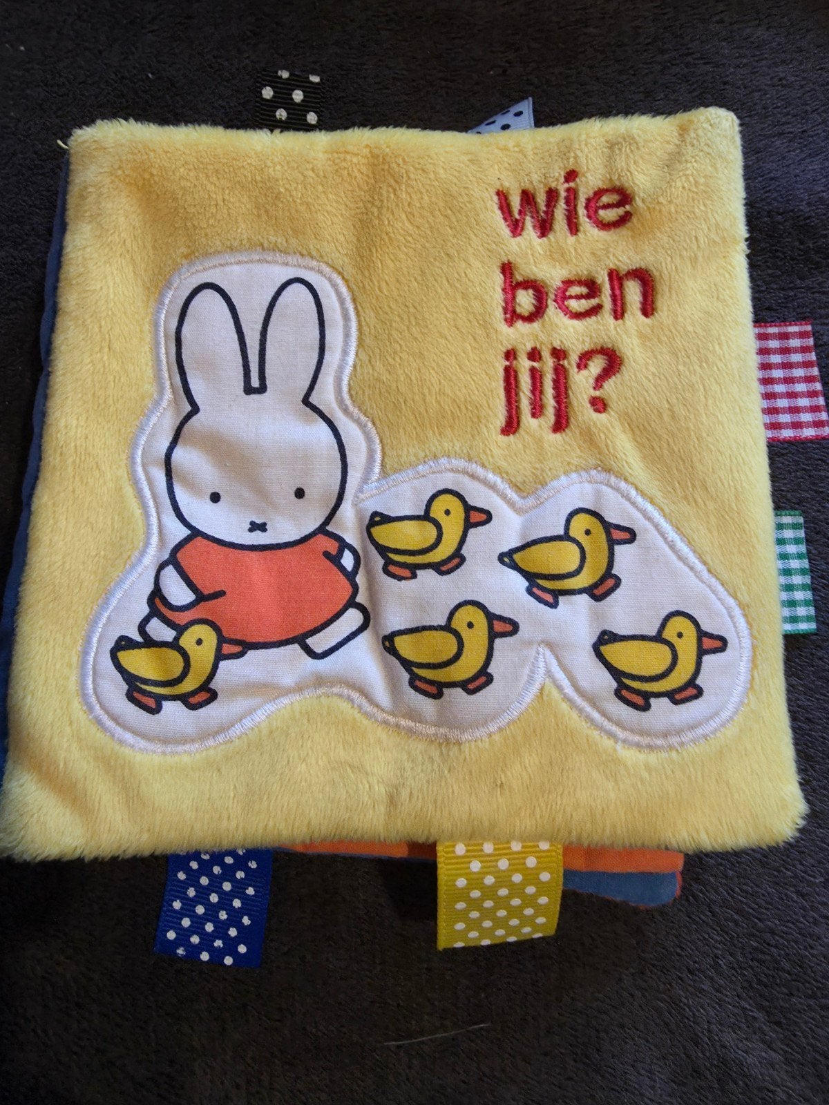 🐰🐰🐰nijntje stof labelboekje🐰🐰🐰, Gelezen, 0 tot 6 maanden, Uitklap-, Voel- of Ontdekboek, Nijn
