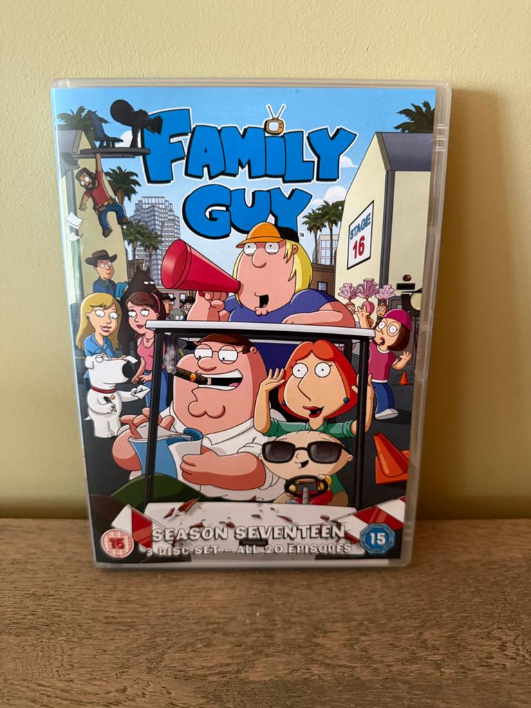 Dvd Family Guy seizoen 17, Vanaf 16 jaar, Boxset, Ophalen of Verzenden, Zo goed als nieuw