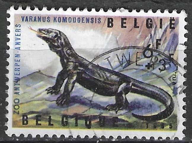 Belgie 1965 - Yvert/OBP 1347 - Een Komodovaraan (ST), Verzenden, Gestempeld, Gestempeld
