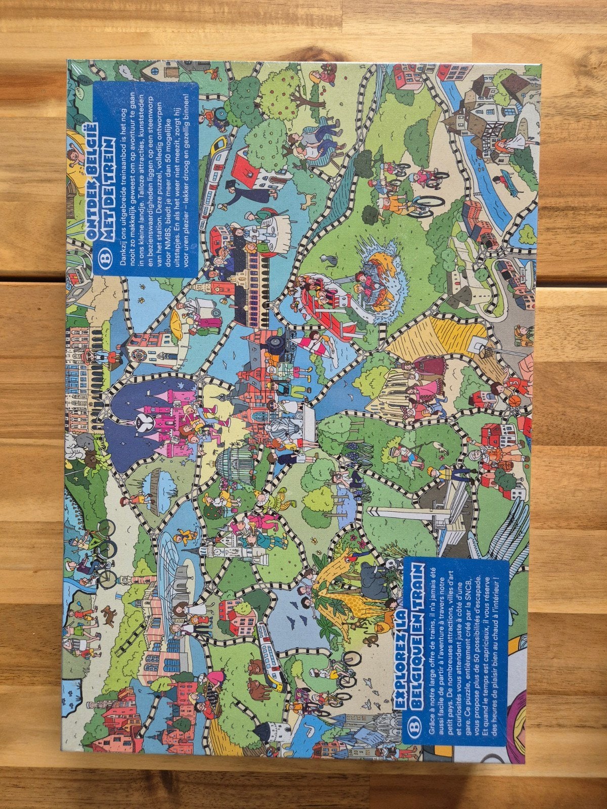 Puzzle 1500 pièces NMBS, Enlèvement ou Envoi, 500 à 1500 pièces, Neuf, Puzzle