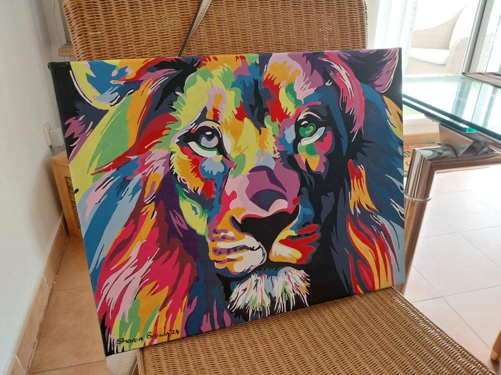 50cm op 40 cm( SHaron Brown), Ophalen of Verzenden