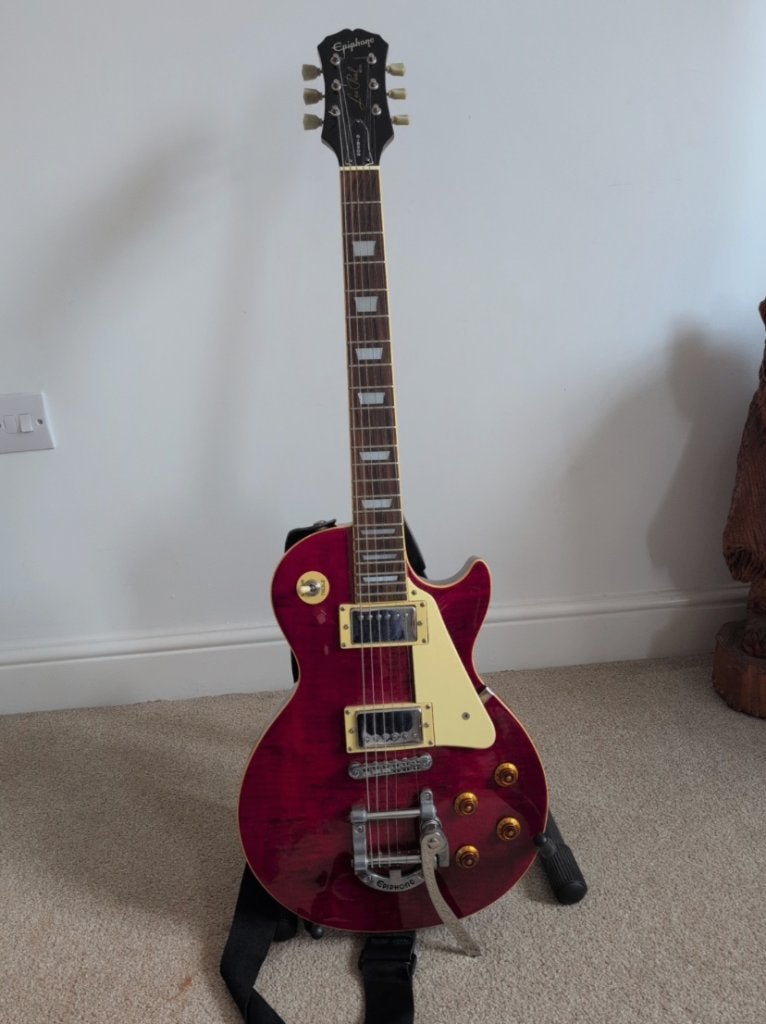 Guitare électrique Epiphone Les Paul Standard, Musique & Instruments, Semi-solid body, Enlèvement ou Envoi, Epiphone, Avec ampli