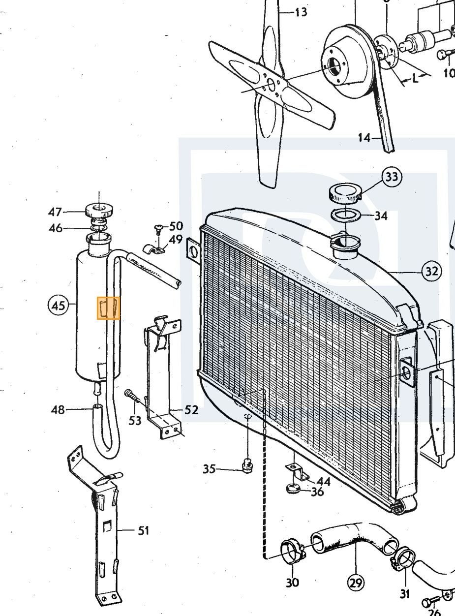 Volvo Radiateur 140 automaat -70 RUIL Volvo onderdeelnr 4604, Autos : Pièces & Accessoires, Enlèvement ou Envoi, Neuf, Volvo
