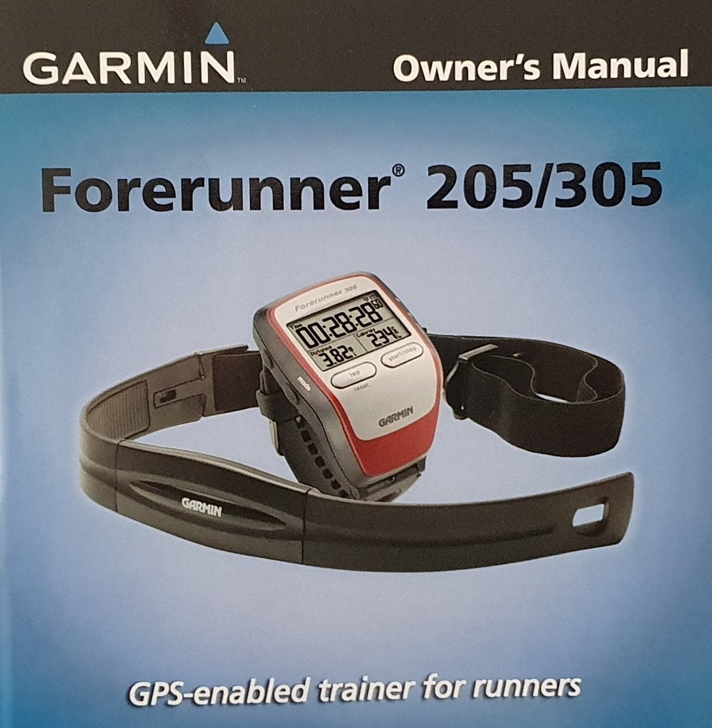 Garmin Forerunner 305 GPS - sporthorloge met hartslagmeter, Handtassen en Accessoires, Sporthorloges, Ophalen, GPS