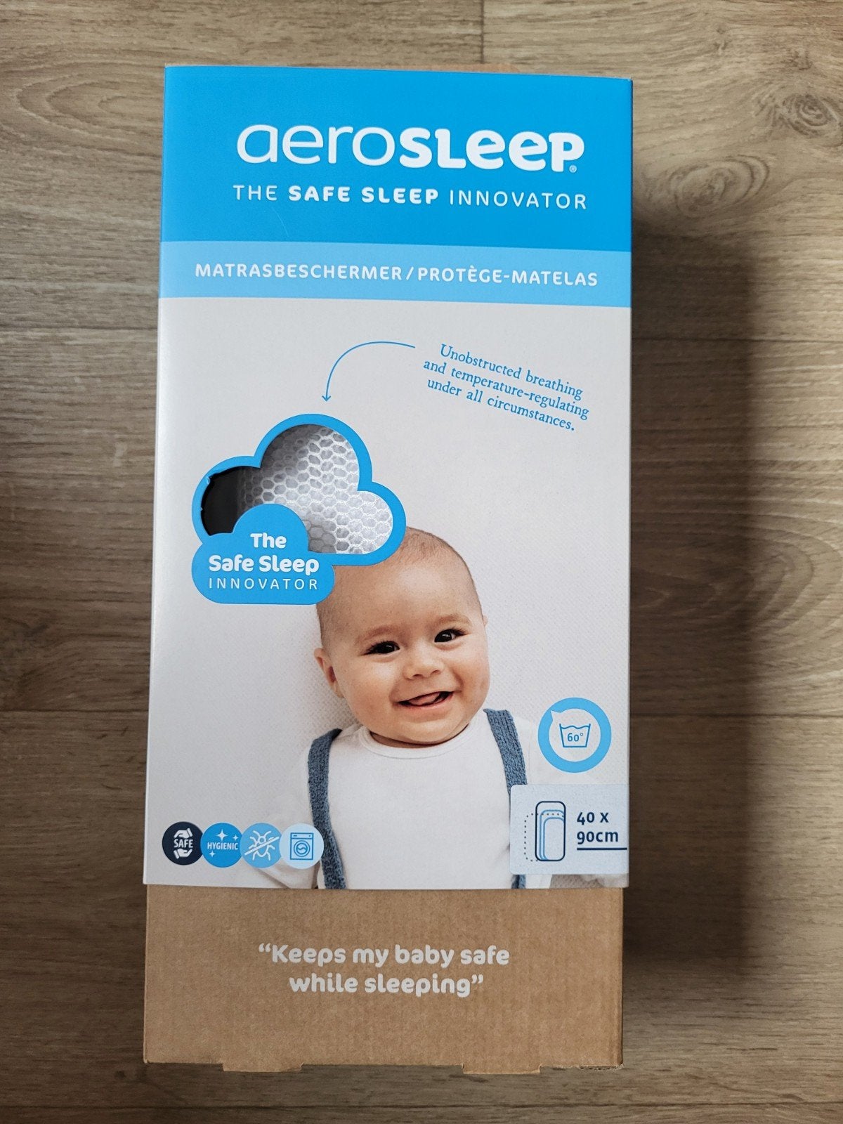 AeroSleep 3D matrasbeschermer, Kinderen en Baby's, Ophalen, Matrasbeschermer, Wit, Ademend