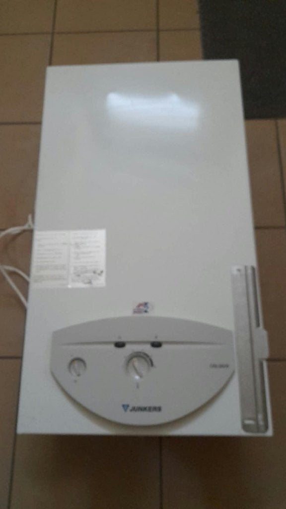 Waterverwarmer doorstromer op aardgas  17 l, Ophalen, Gebruikt, Aardgas, Boiler