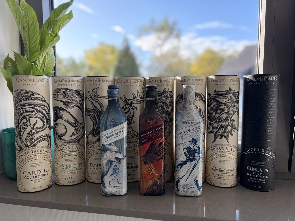 Game of Thrones Whisky Collectie 11 flessen, Enlèvement ou Envoi, Neuf, Autres types