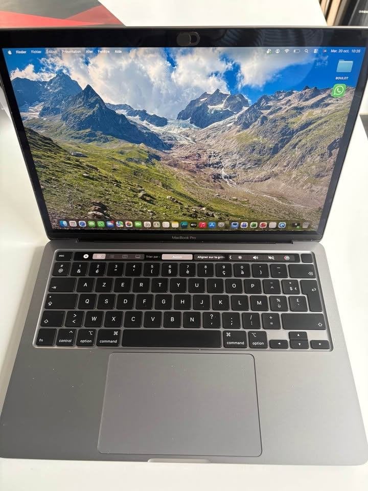 Macbook pro 2020 touchbar 500gb, S-ba-dum81@hotmail.com, Apple, 13 pouces, 512 GB