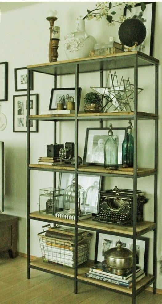 Boeken, decoratie kast., Ophalen, Metaal