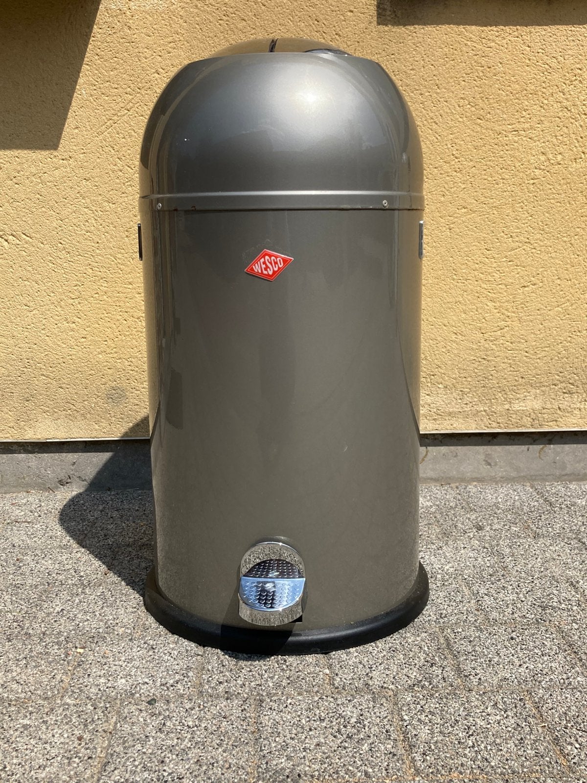 Wesco Kickmaster afvalemmer, Ophalen, 50 – 75, Gebruikt, Met pedaal