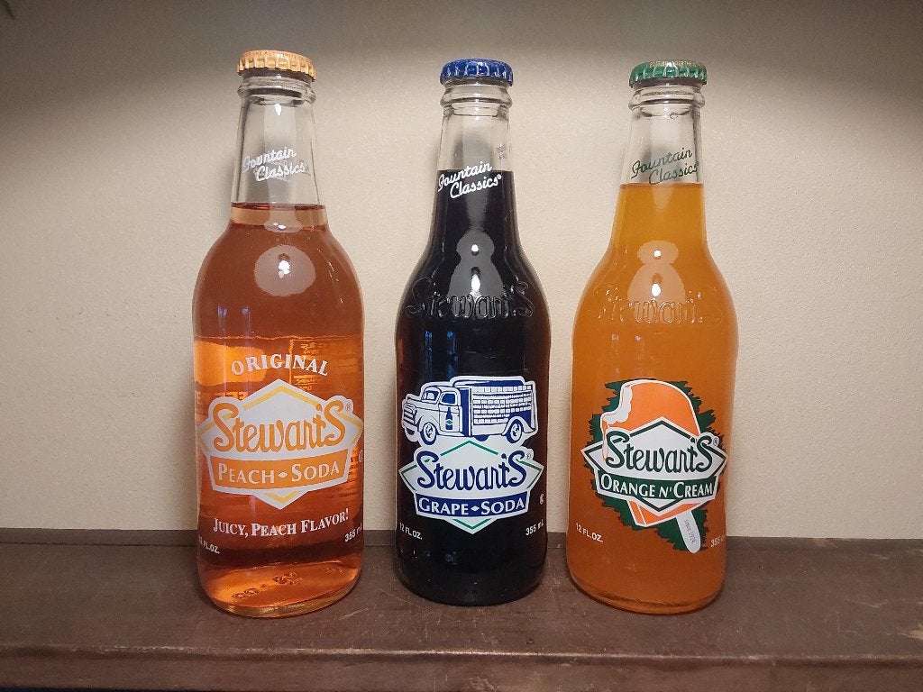Limonade flessen 3 stuks Stewarts Soda 355ml, Verzamelen, Ophalen of Verzenden