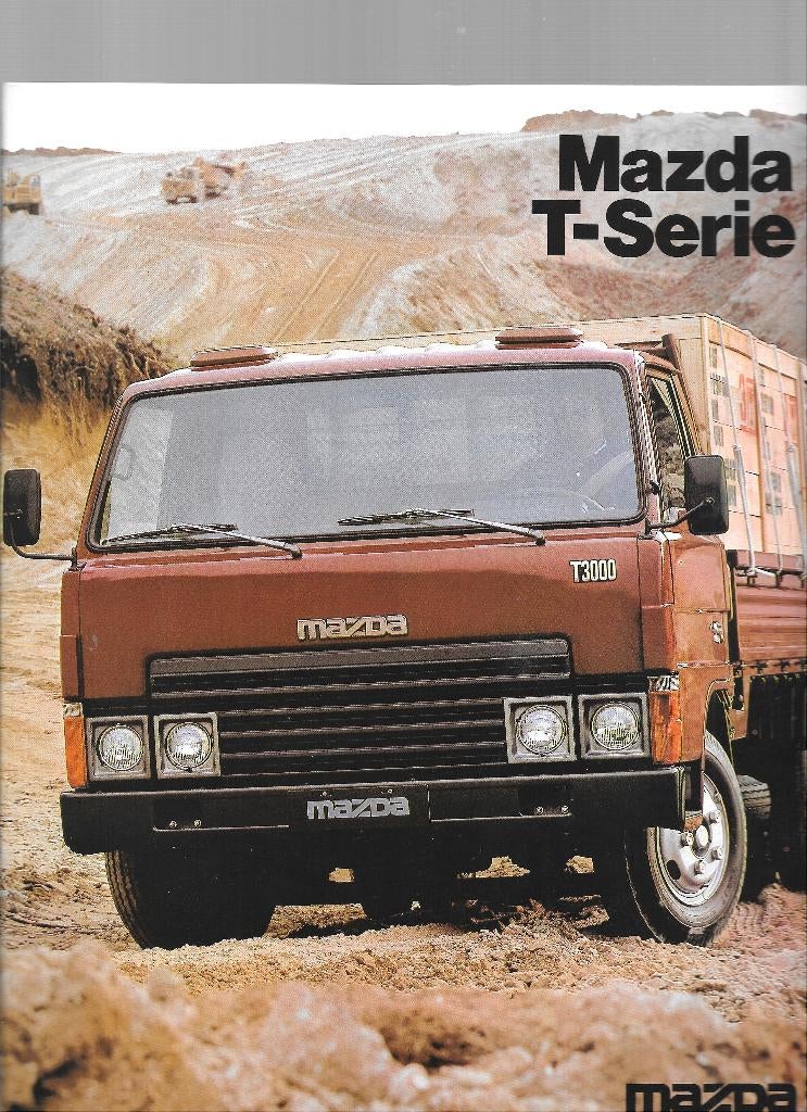 MAZDA T-SERIE,  1983, Livres, Autos | Brochures & Magazines, Enlèvement ou Envoi, Comme neuf, Mazda