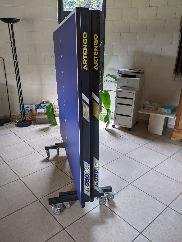 Table indoor de tennis de table qualité Club, Ophalen, Zo goed als nieuw, Tafel Indoor, Verrijdbaar