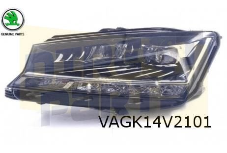 Skoda Fabia (8/18-8/21) Koplamp Links (LED) Origineel! 6V194, -, Verzenden, -, Nieuw
