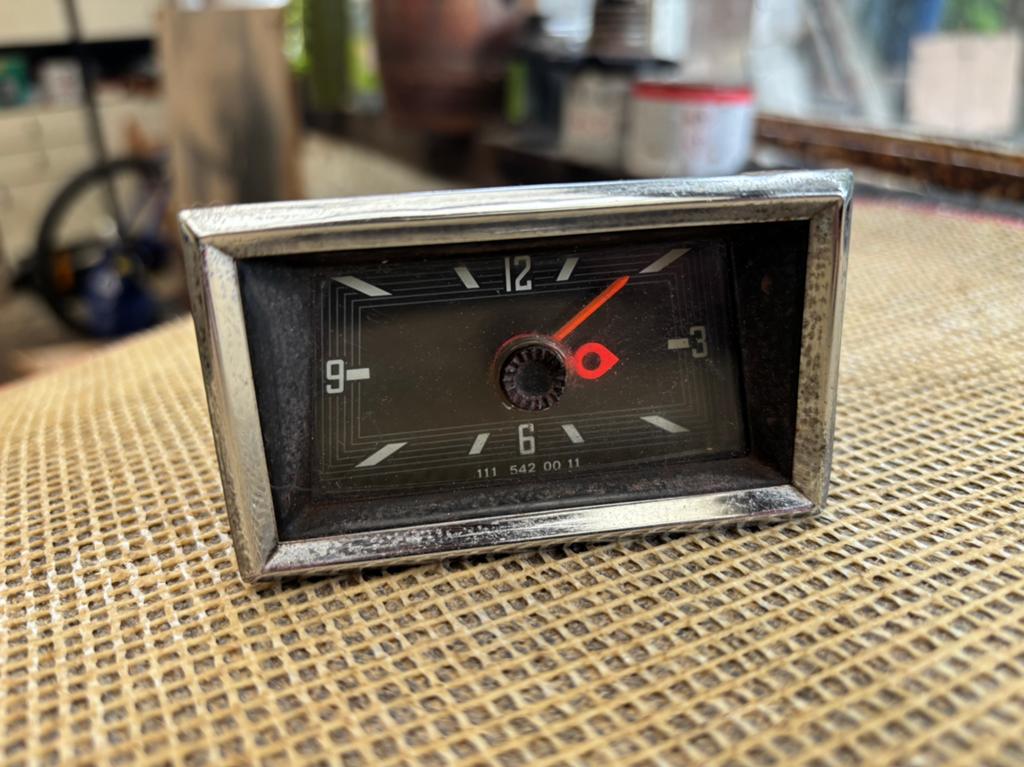 Vintage Mercedes-Benz klok uit de jaren 60, Auto-onderdelen, Ophalen of Verzenden, Mercedes-Benz