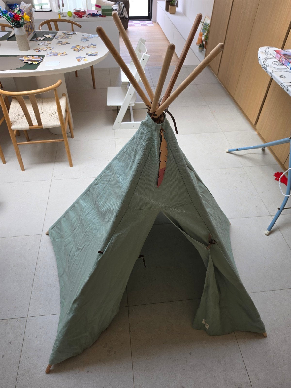 Tipi speeltent Nobodinoz tent hout, Enlèvement