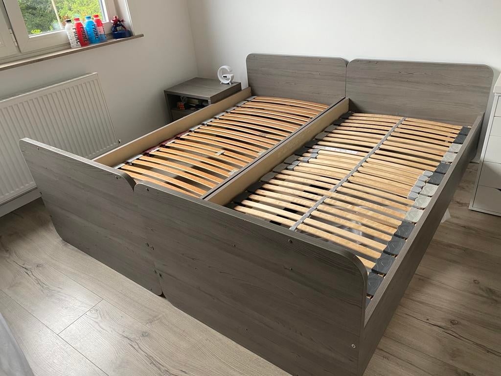 2 babybedden meegroeibedden 90x200 Luca, Kinderen en Baby's, Kinderkamer | Complete kinderkamers, Ophalen, Gebruikt, Jongetje of Meisje