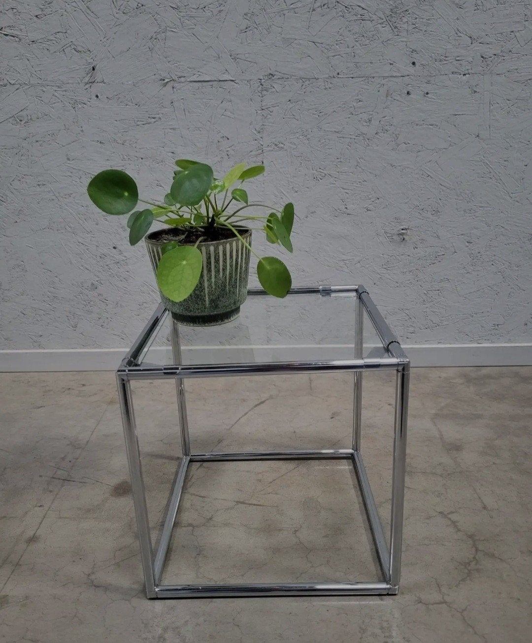 Poul Cadovius Serie Abstracta Modulaire chromen kubus bijzet, Ophalen