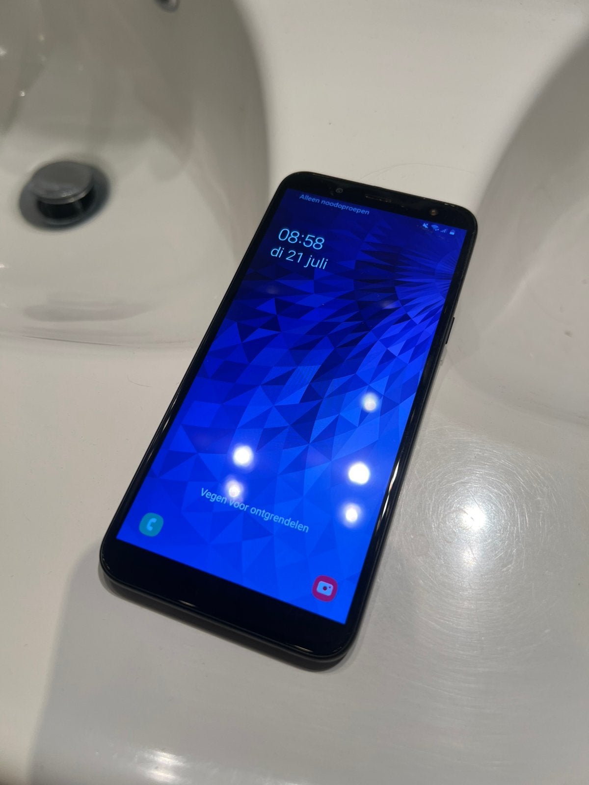 samsung galaxy j6, Telecommunicatie, Ophalen, Overige modellen, Zwart, Zo goed als nieuw