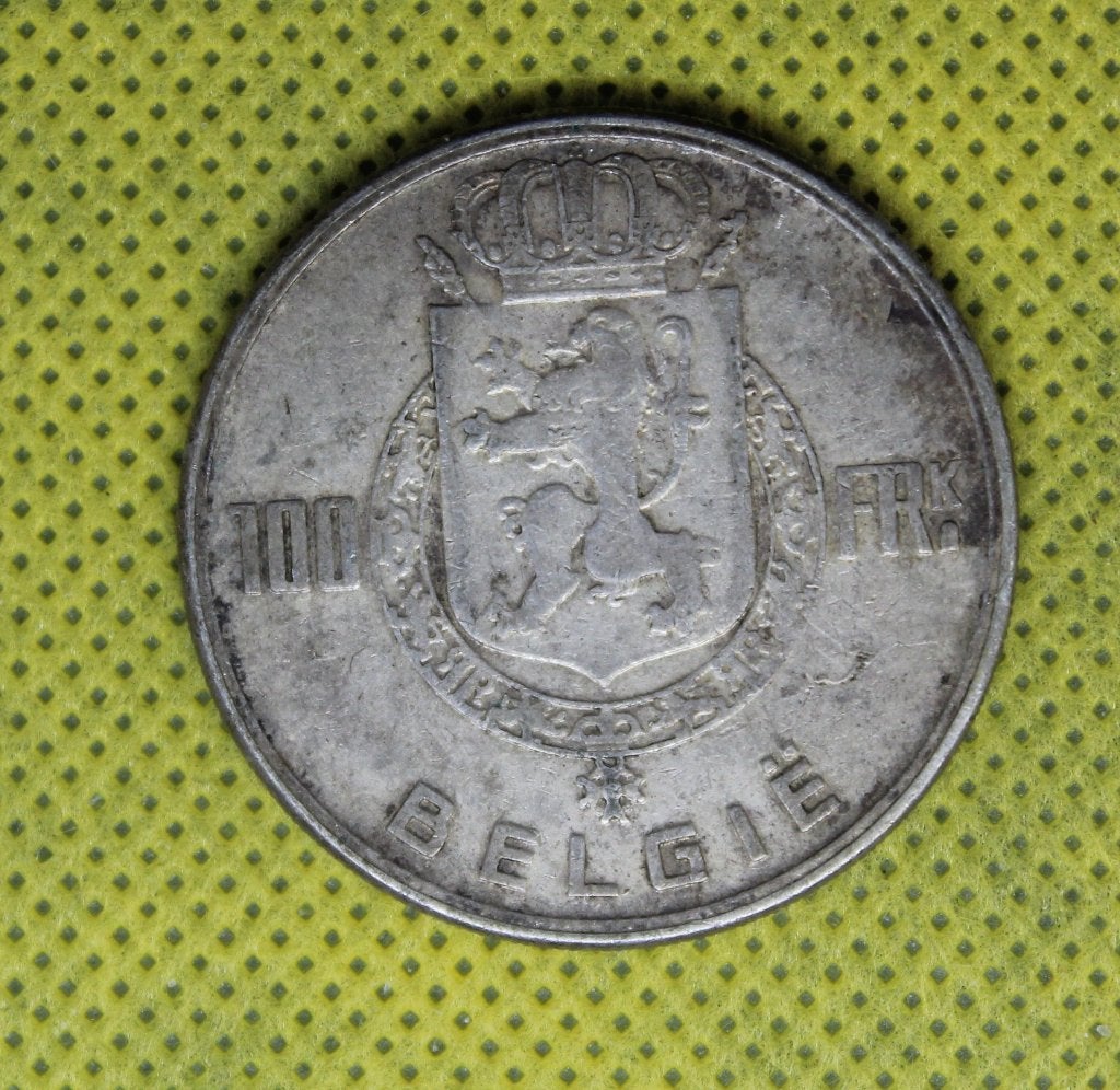 100 frank 1949 vlaams, Zilver, Ophalen of Verzenden, Losse munt, Zilver